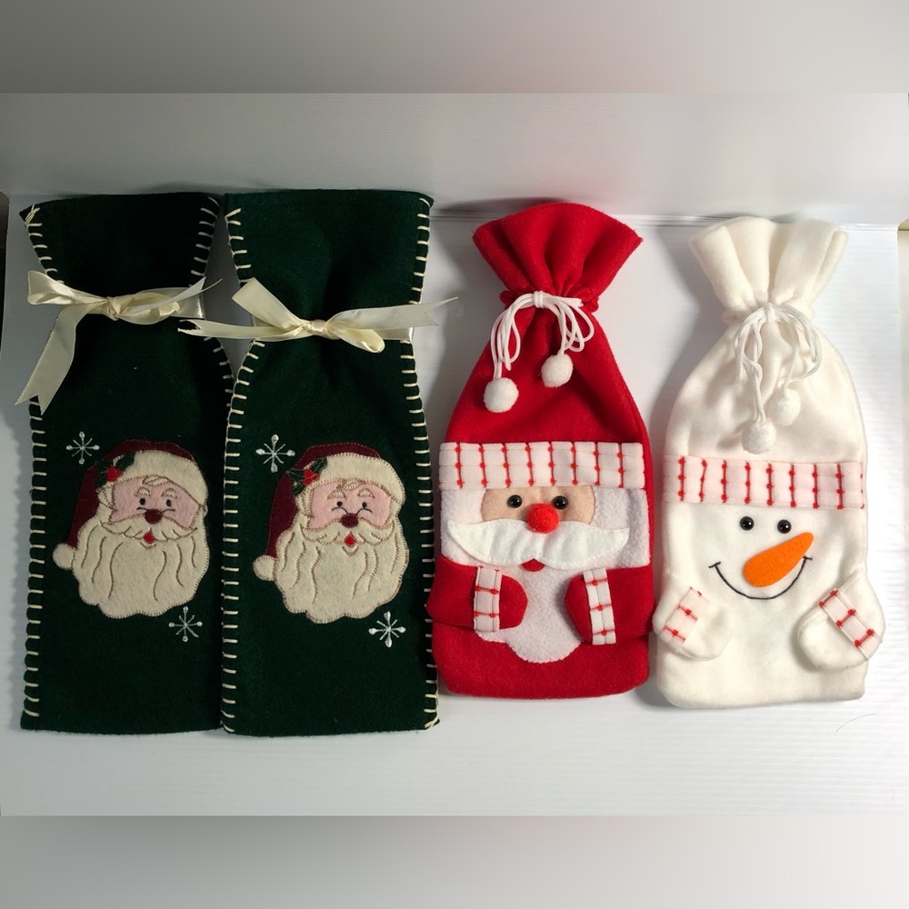 4 Piece Set of Christmas Gift Bags